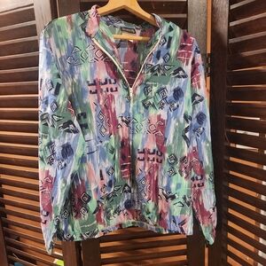 BonWorth Multicolor Abstract Pattern Jacket